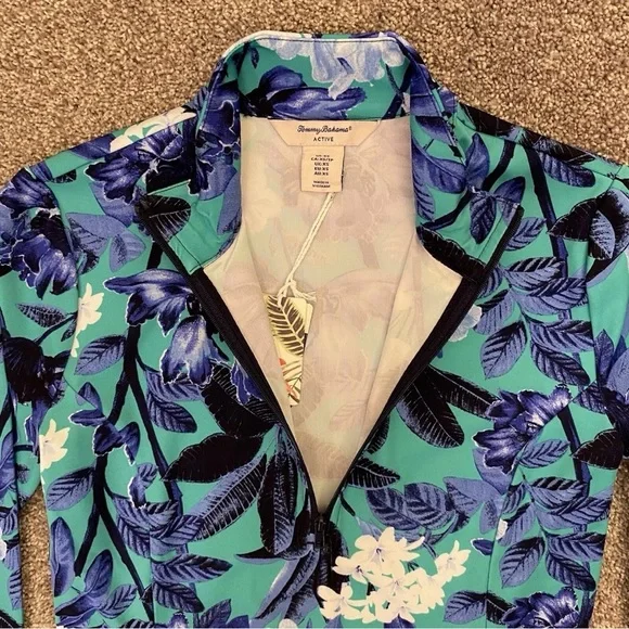 Tommy Bahama Womens Golf Tennis Paddle Long Sleeve 1/4 Zip Jacket Size XS - NWT - Picture 4 of 12